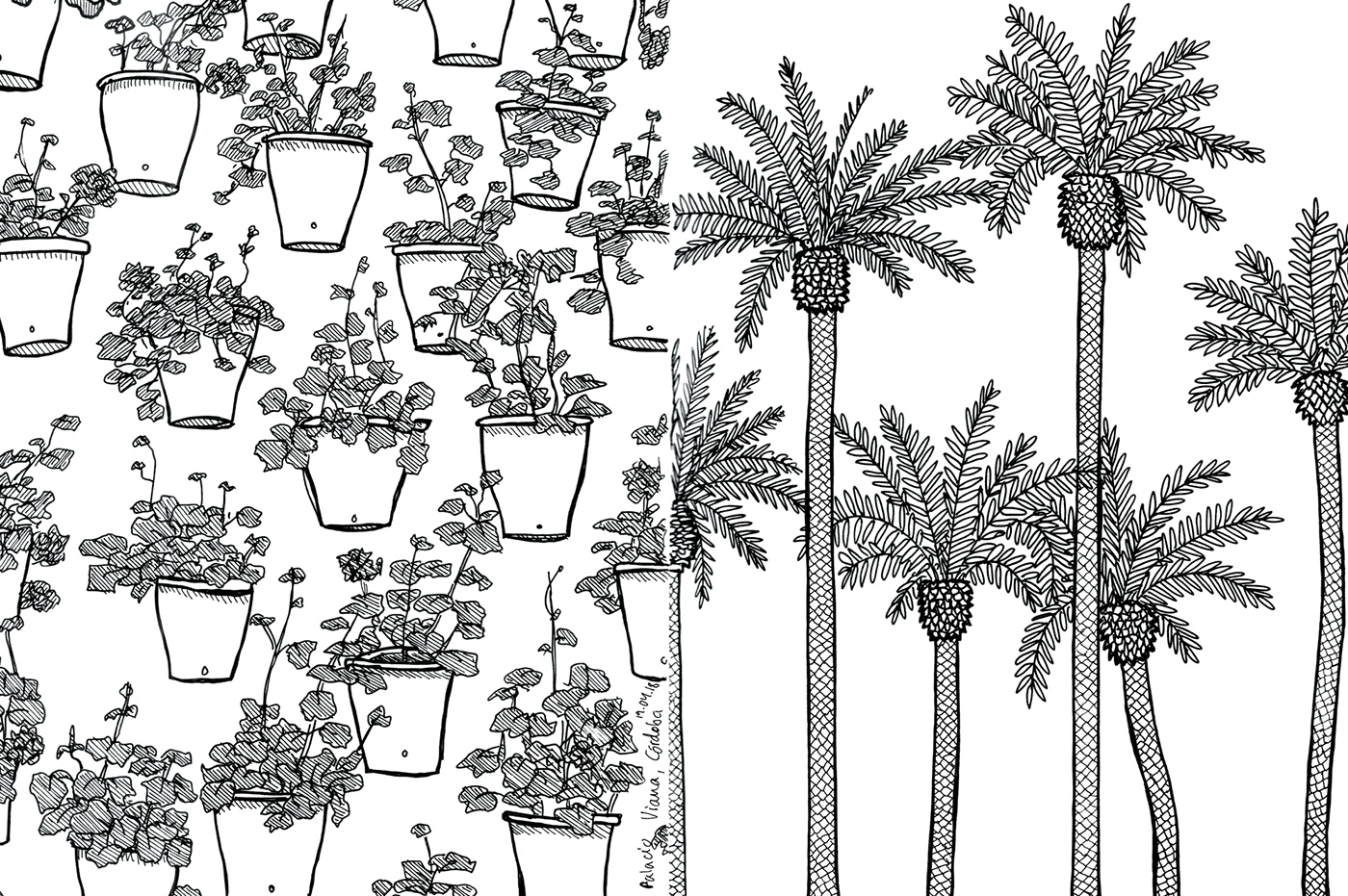 黑白映像 | 西班牙之旅的素描本-10