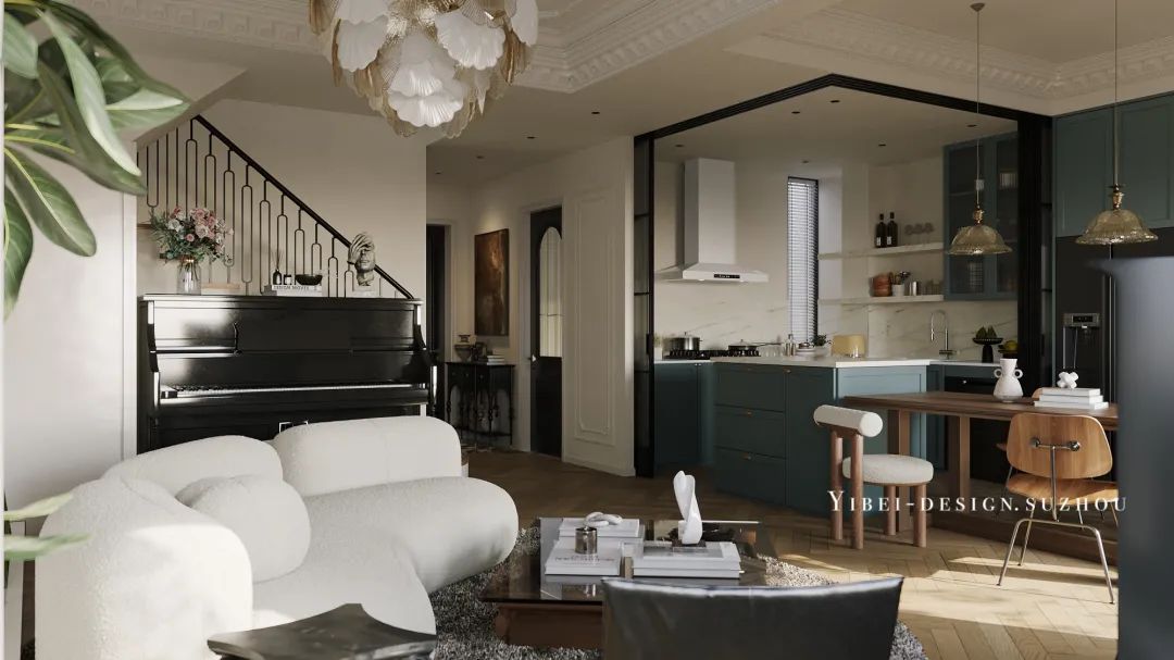 法式复古梦宅丨中国苏州丨一贝设计-10