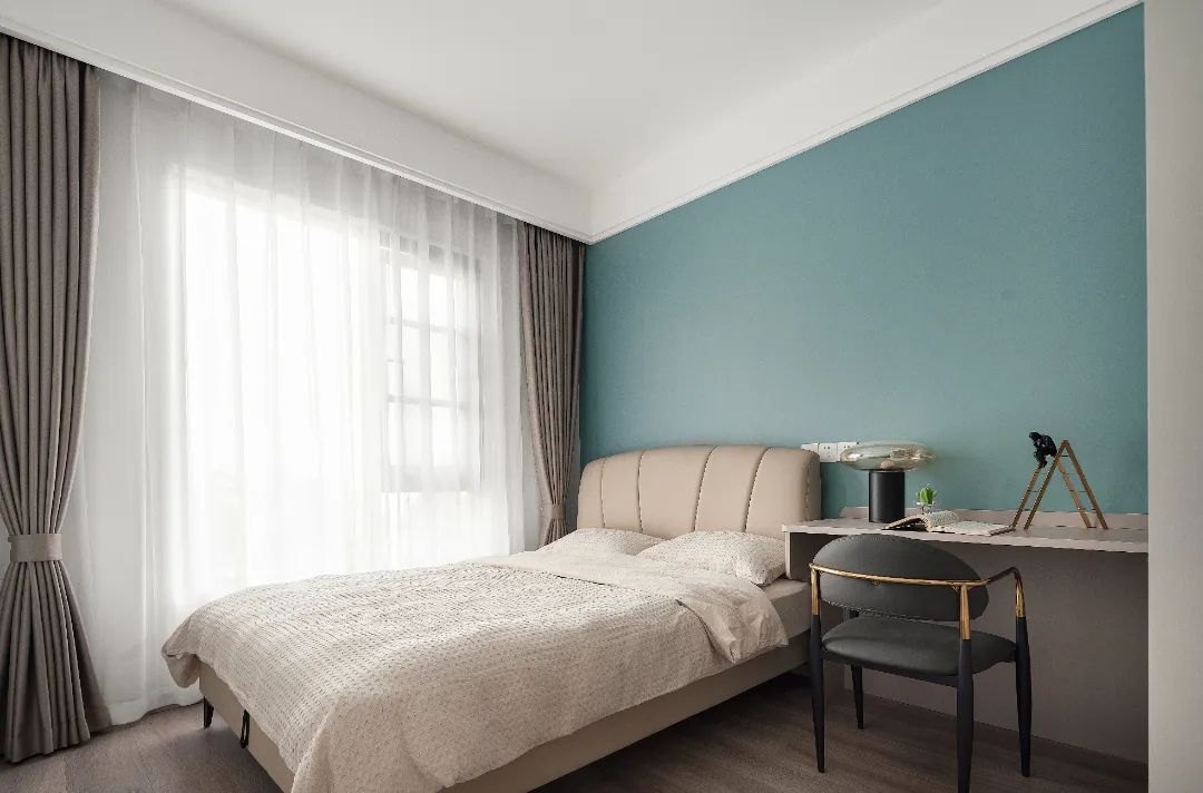 136㎡三室两厅，在幽静中绽放青春  度设计机构-14