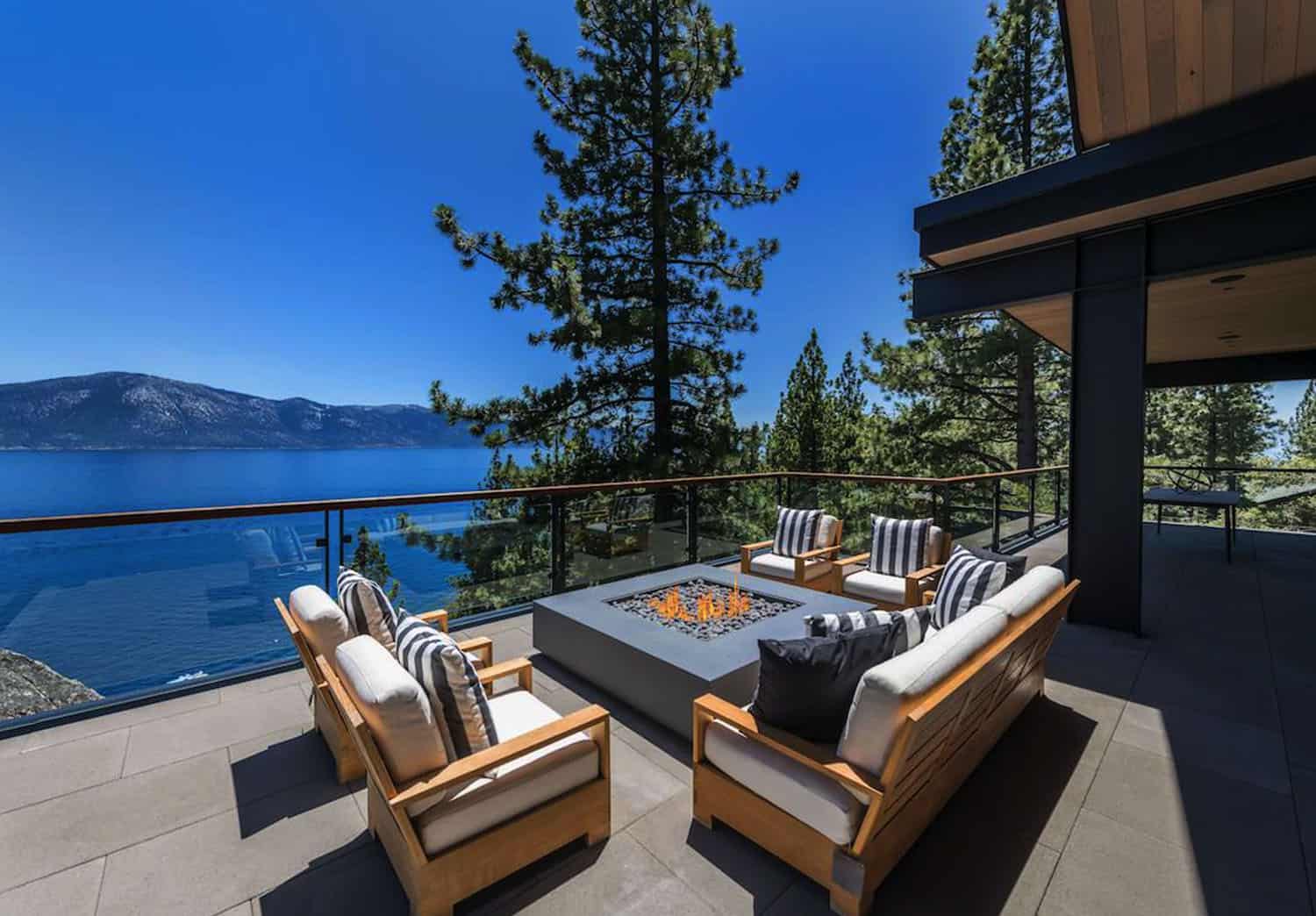 An extraordinary lakefront mountain house with idyllic views of Lake Tahoe-16