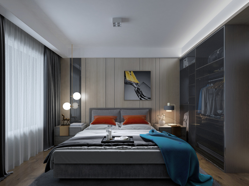 兰州华远三千院现代简约家居设计-8