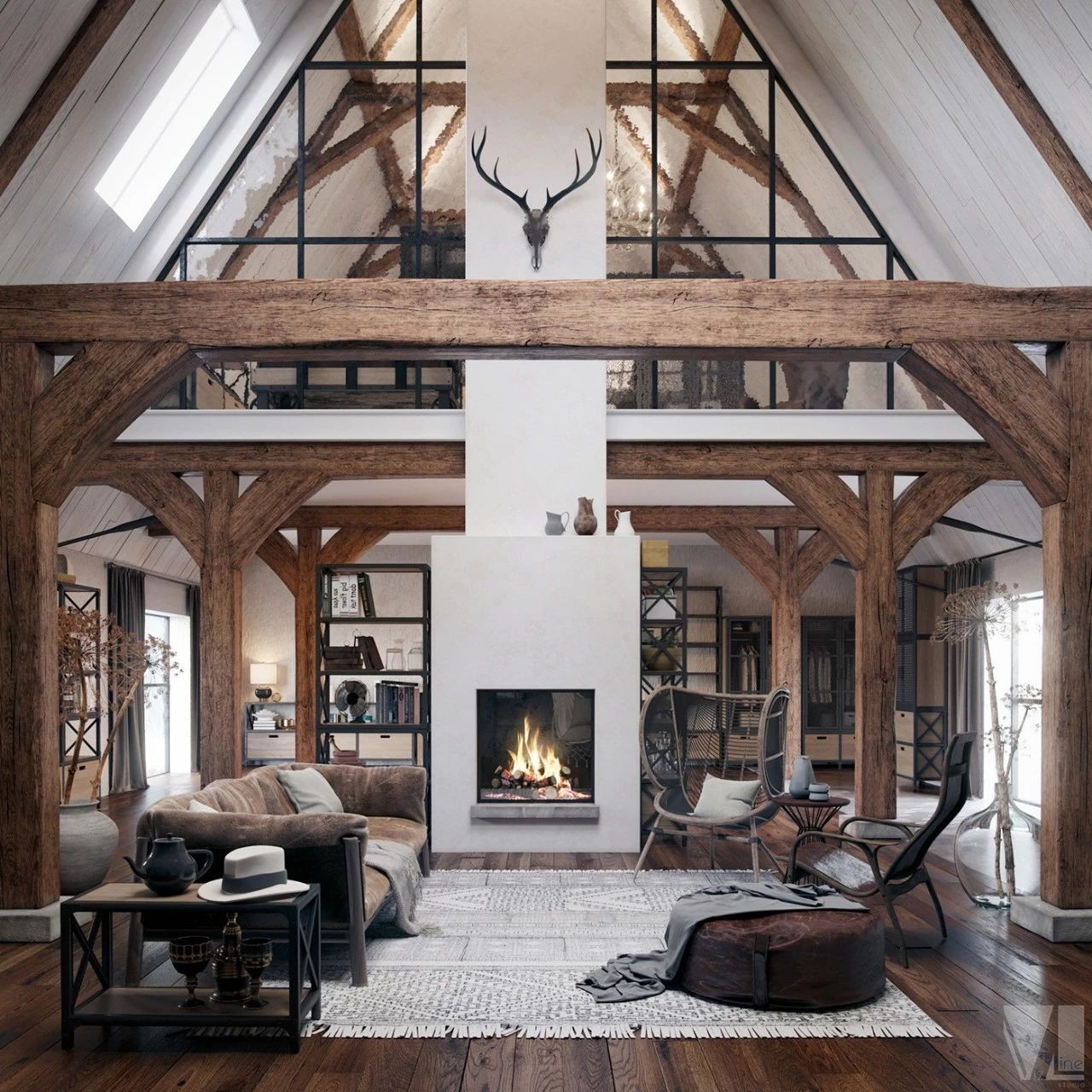 看看这工业风LOFT的效果图丨别拿照片骗我-42