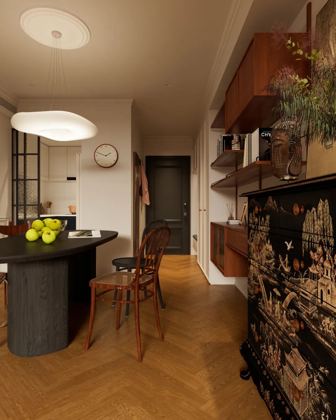 复古国风之家设计丨1218设计事务所-31