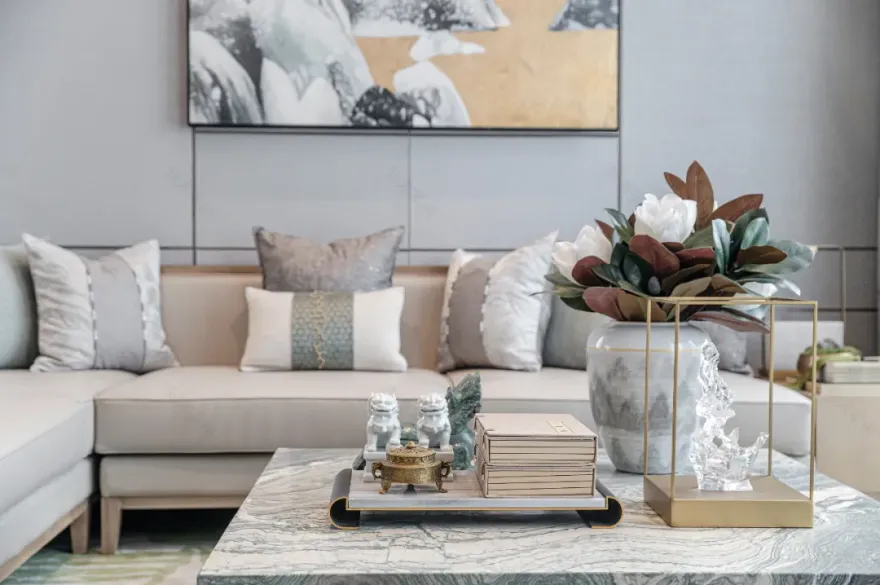 现代简中·D 户型 | 普利策室内设计的人文雅致-4