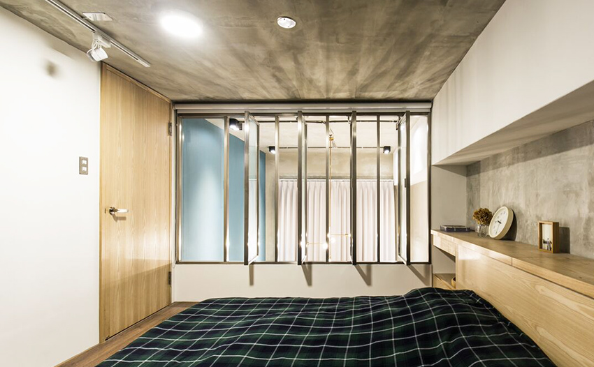 现代日式风！台北 26 坪挑高楼中楼亲子宅-7