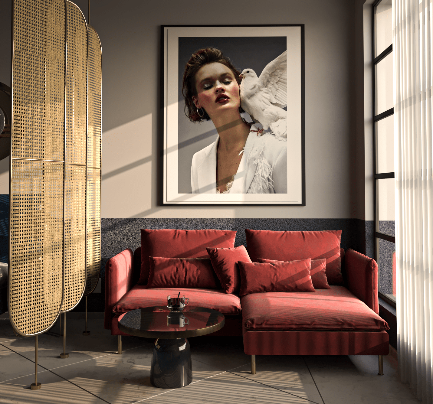 杜尔奈酒店的卧室-10