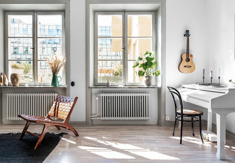 瑞典温馨乡村风格的一楼公寓-11