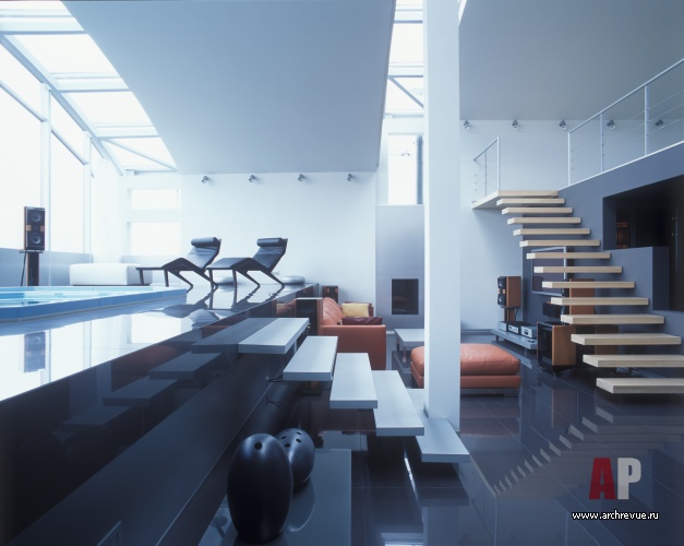 极简风格带泳池的顶层公寓室内设计丨Вишнепольская Юлия,Карцев Андрей等-26