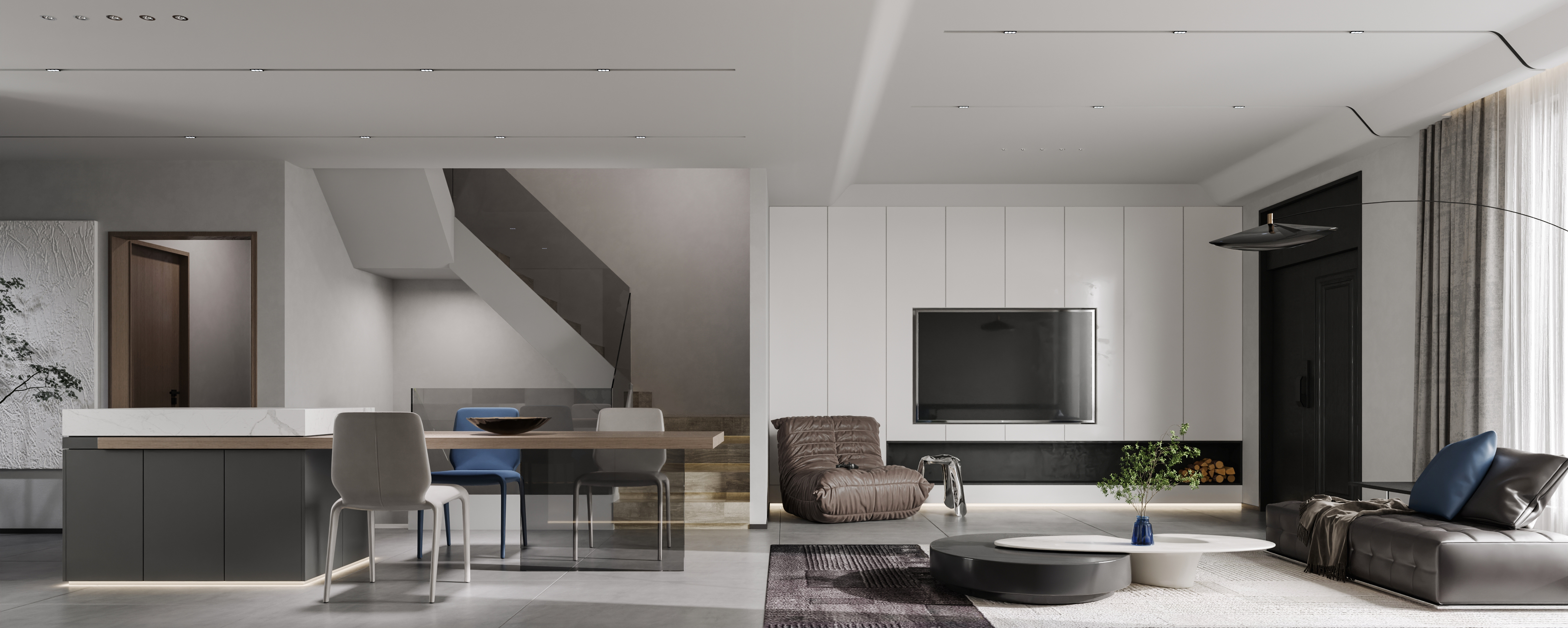 现代风格层住宅设计丨筑荣视觉-16