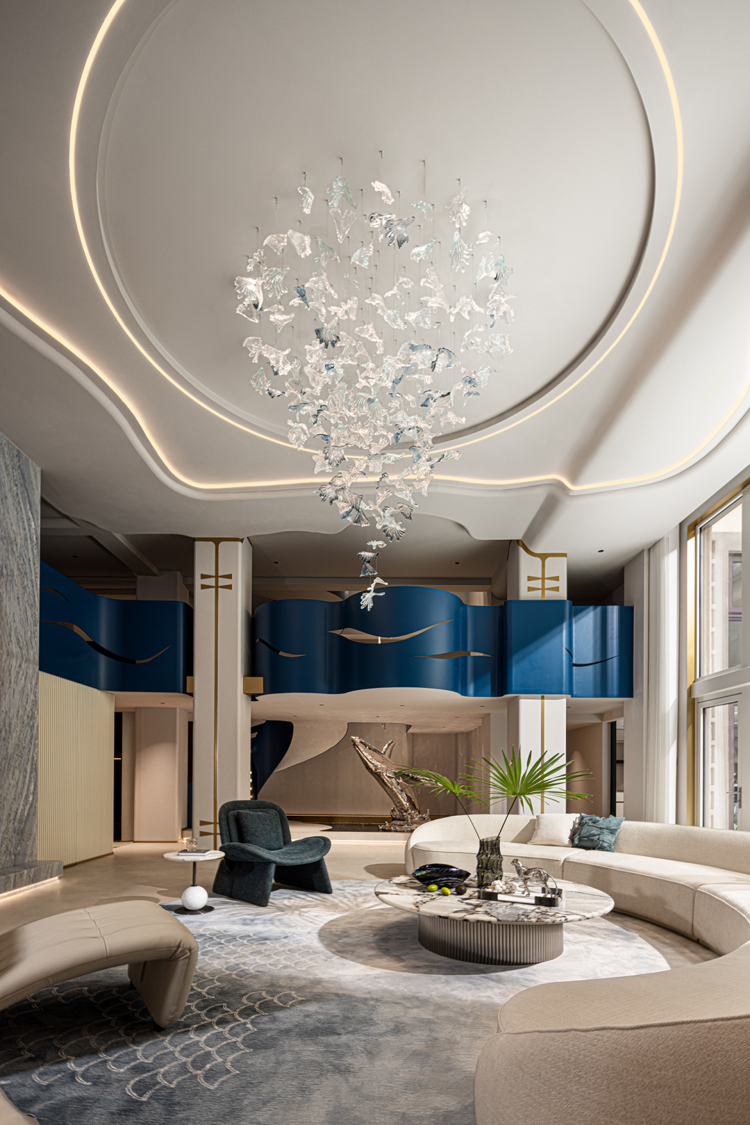 杭州1000㎡现代别墅,冰海之境丨中国杭州-19