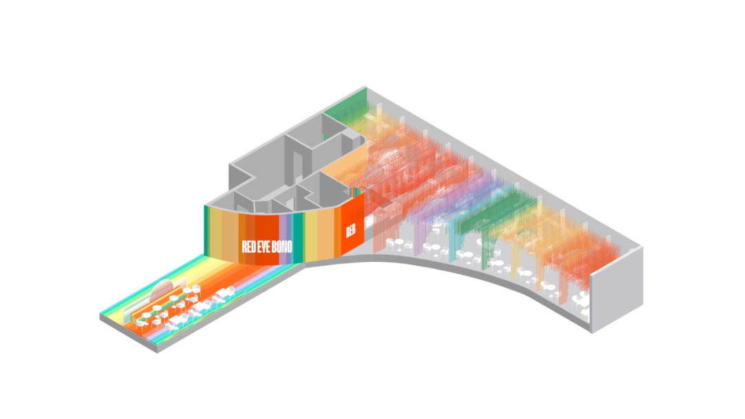 彩虹之梦 · 北京Red Eye Bono餐厅的空间艺术探索丨中国北京丨SODA建筑师事务所-40