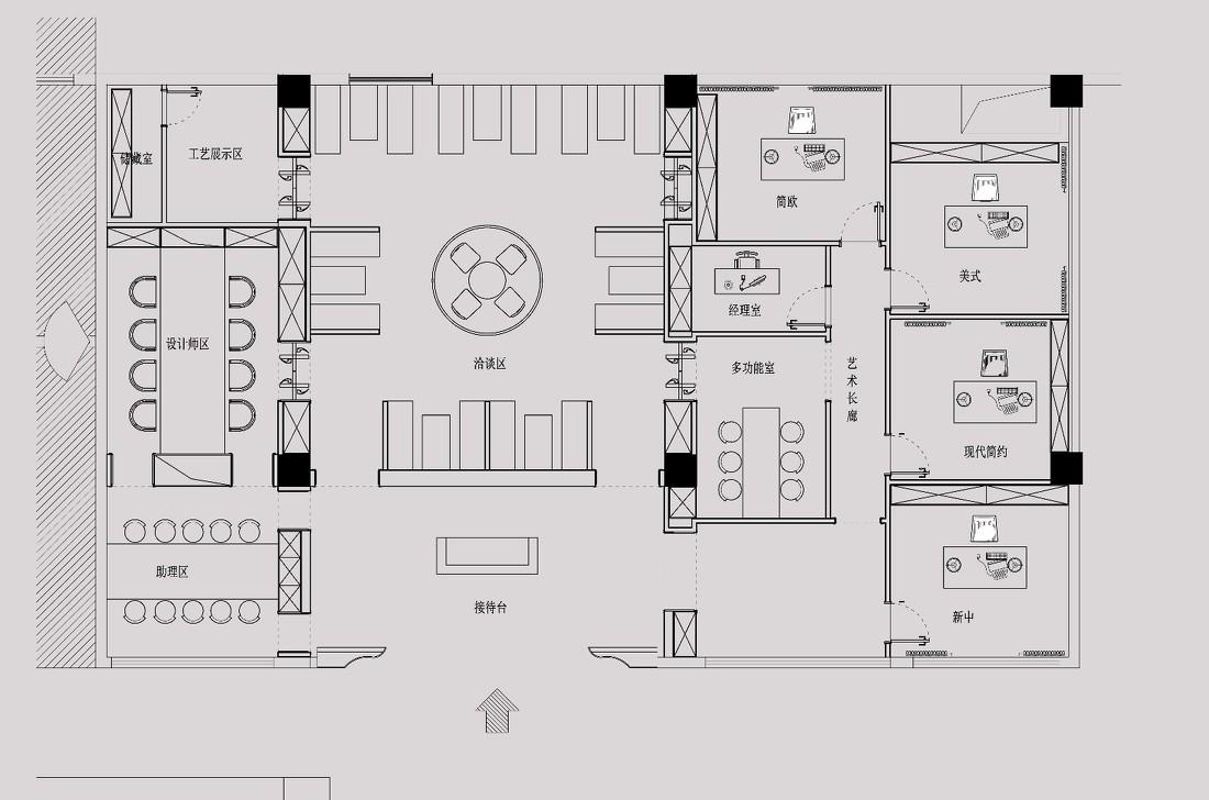 装修公司设计部室内空间设计 · 东方风格-2