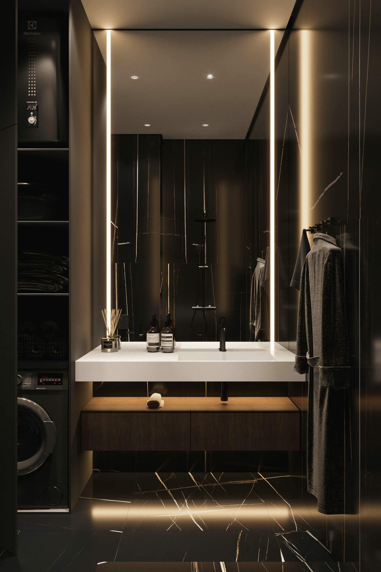 深色系公寓设计-19