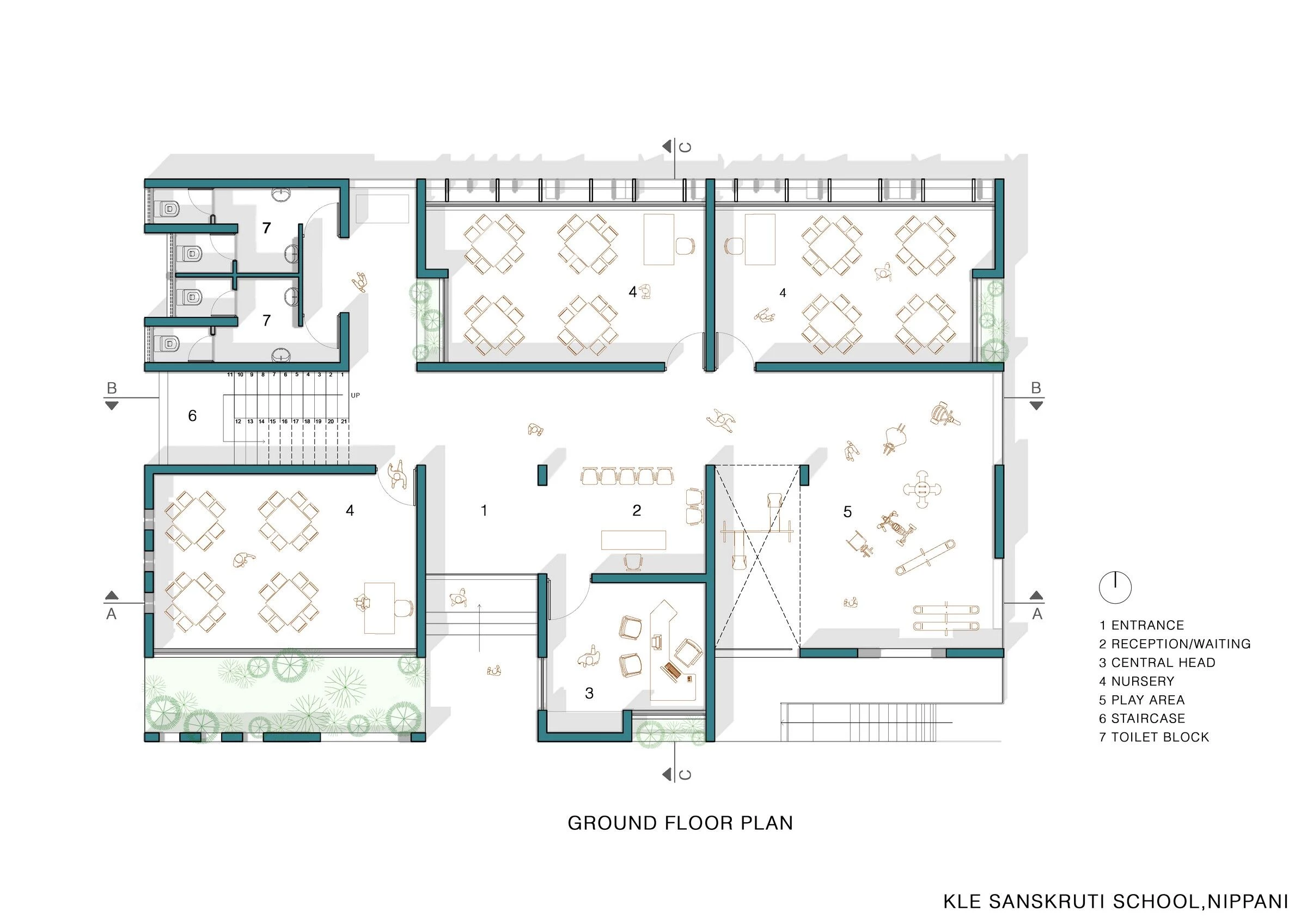 KLE Sanskruti 幼儿园丨印度丨Shreyas Patil Architects-23