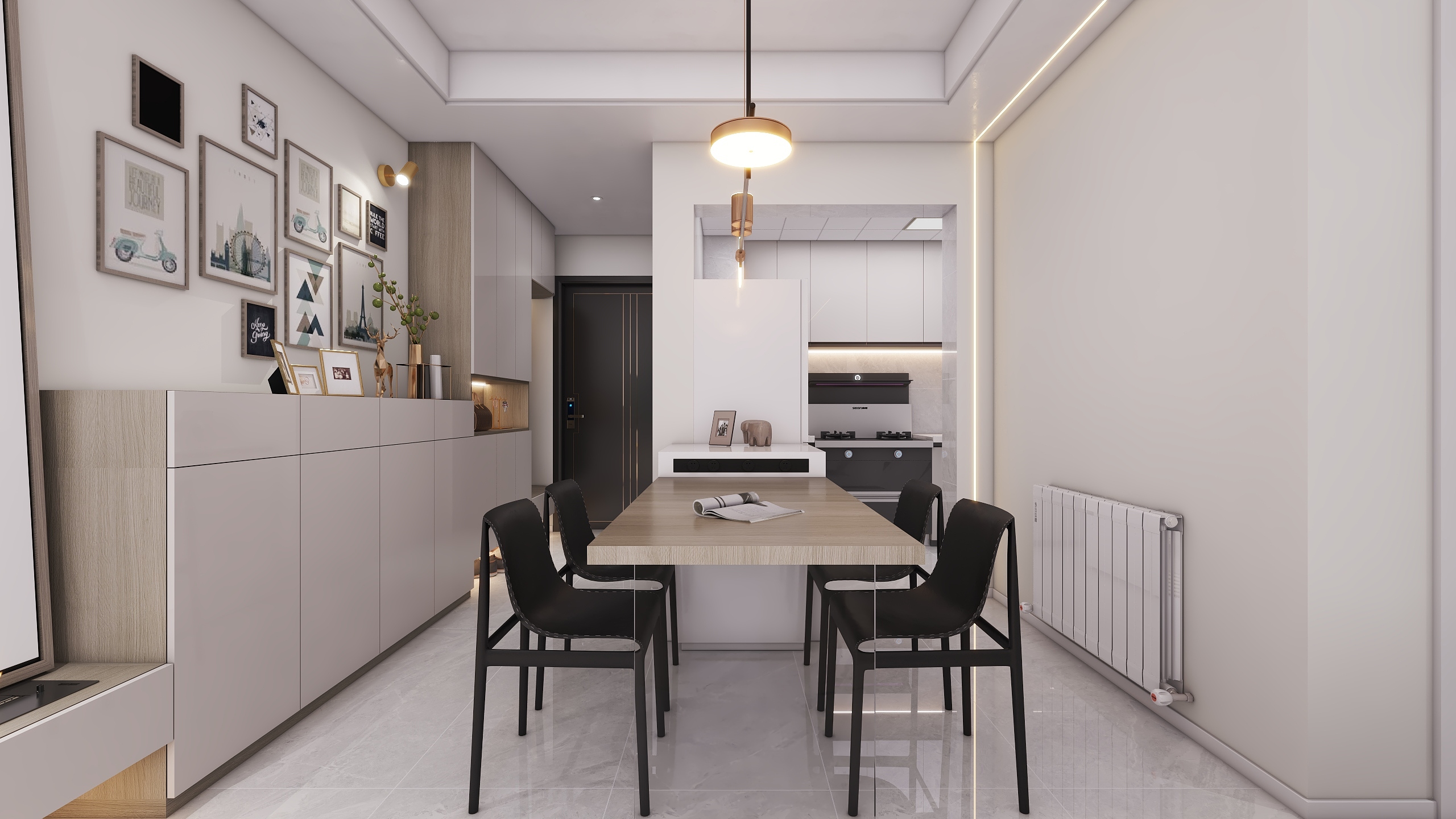 四川成都新津五峰安置房（71平方现代简约两居室）-17