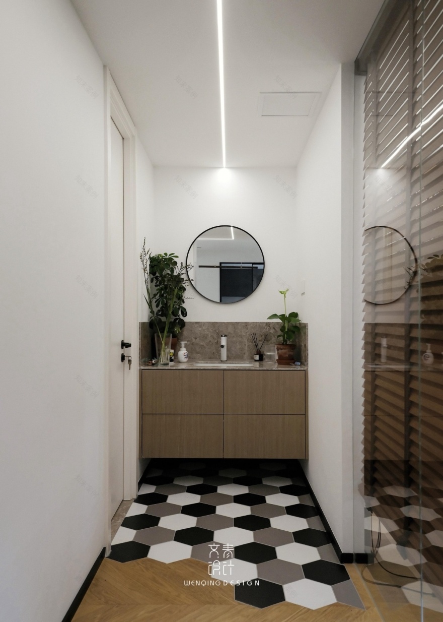 简约本心 | 胡桃木与亚麻的自然空间-36