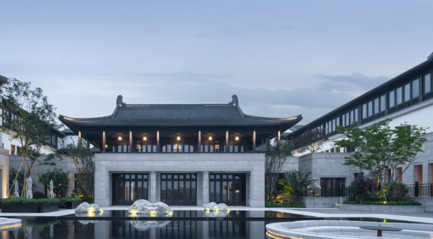浙江台州星野嘉助酒店丨中国台州丨GTS 蓝颂设计-4