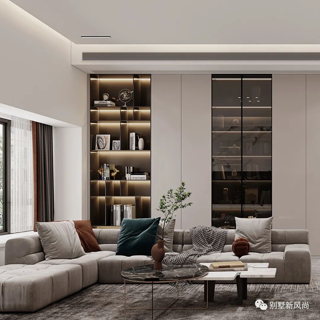 广州黄埔科学城沁园现代优雅轻奢别墅设计丨中国广州丨尚层装饰（广州分公司）-130