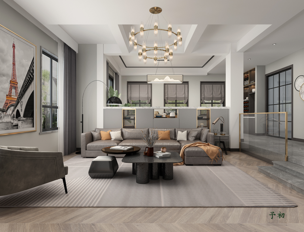 现代别墅一套-15