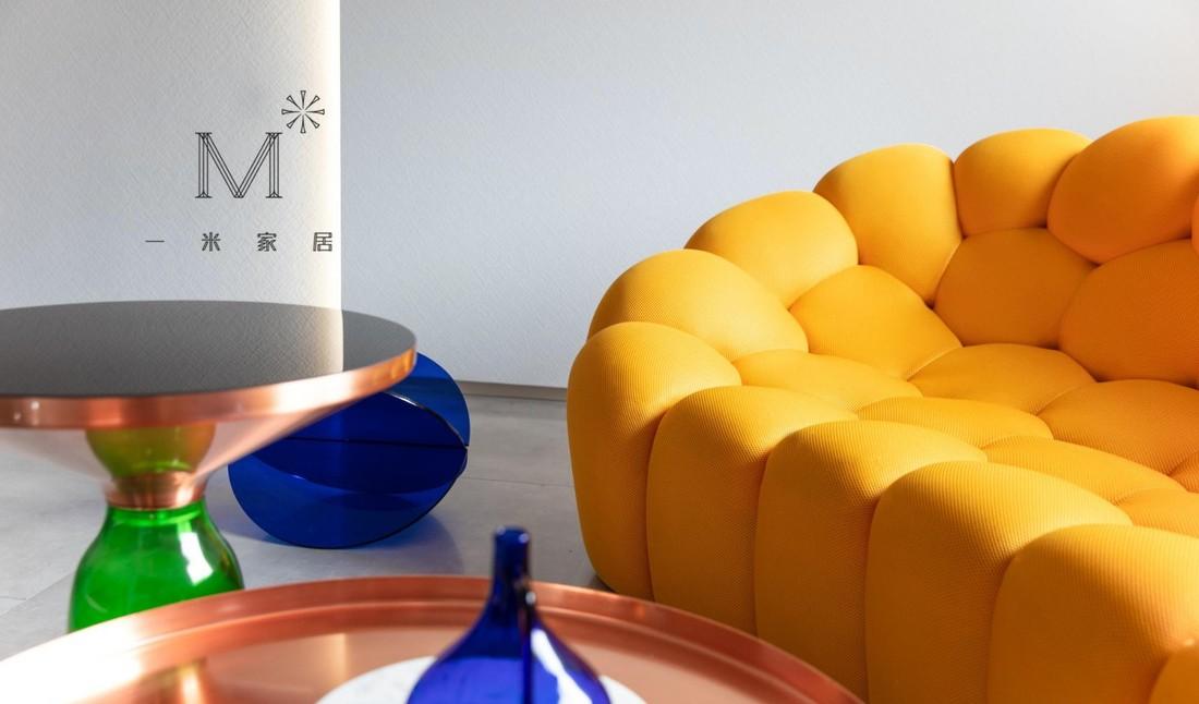 公寓丨【一米家居】新婚儿童摄影师夫妻的色彩之家-18