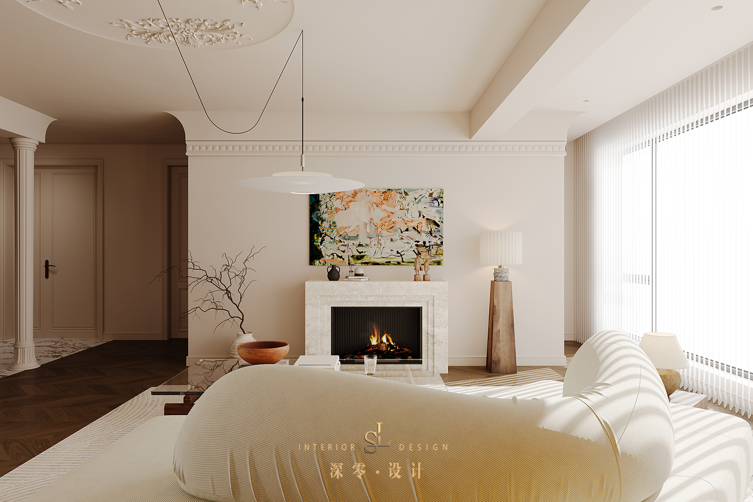 合肥翡翠天际 169㎡法式轻奢改造丨中国合肥-9