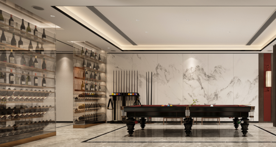 【一鸣设计案例 】918m²别墅大变身,用新中式焕发空间魅力,打造专属空间!-40