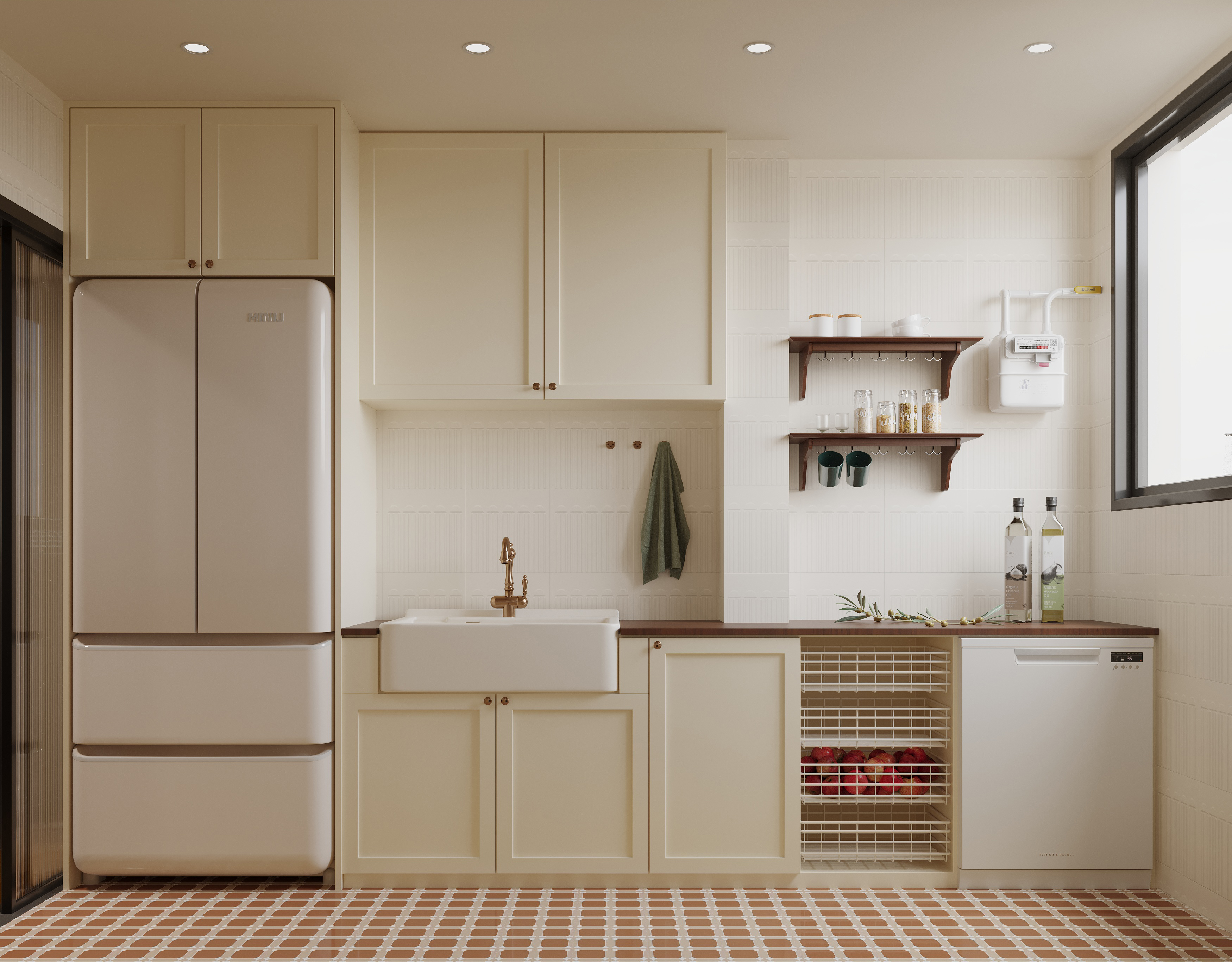 法式复古客餐厅—白龙马效果图-8