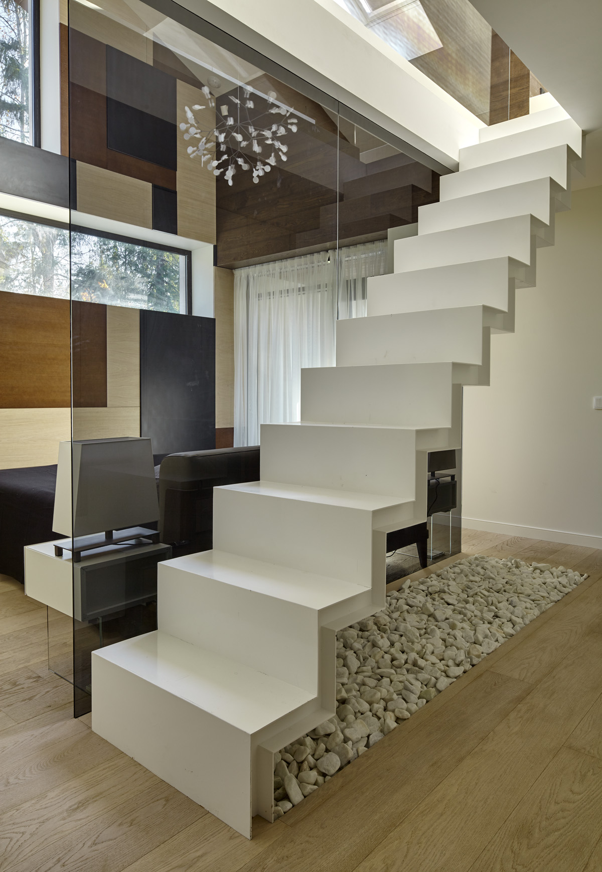 The interiors of a country house on the Novorizhskoe highway Alexandra Fedorova-5