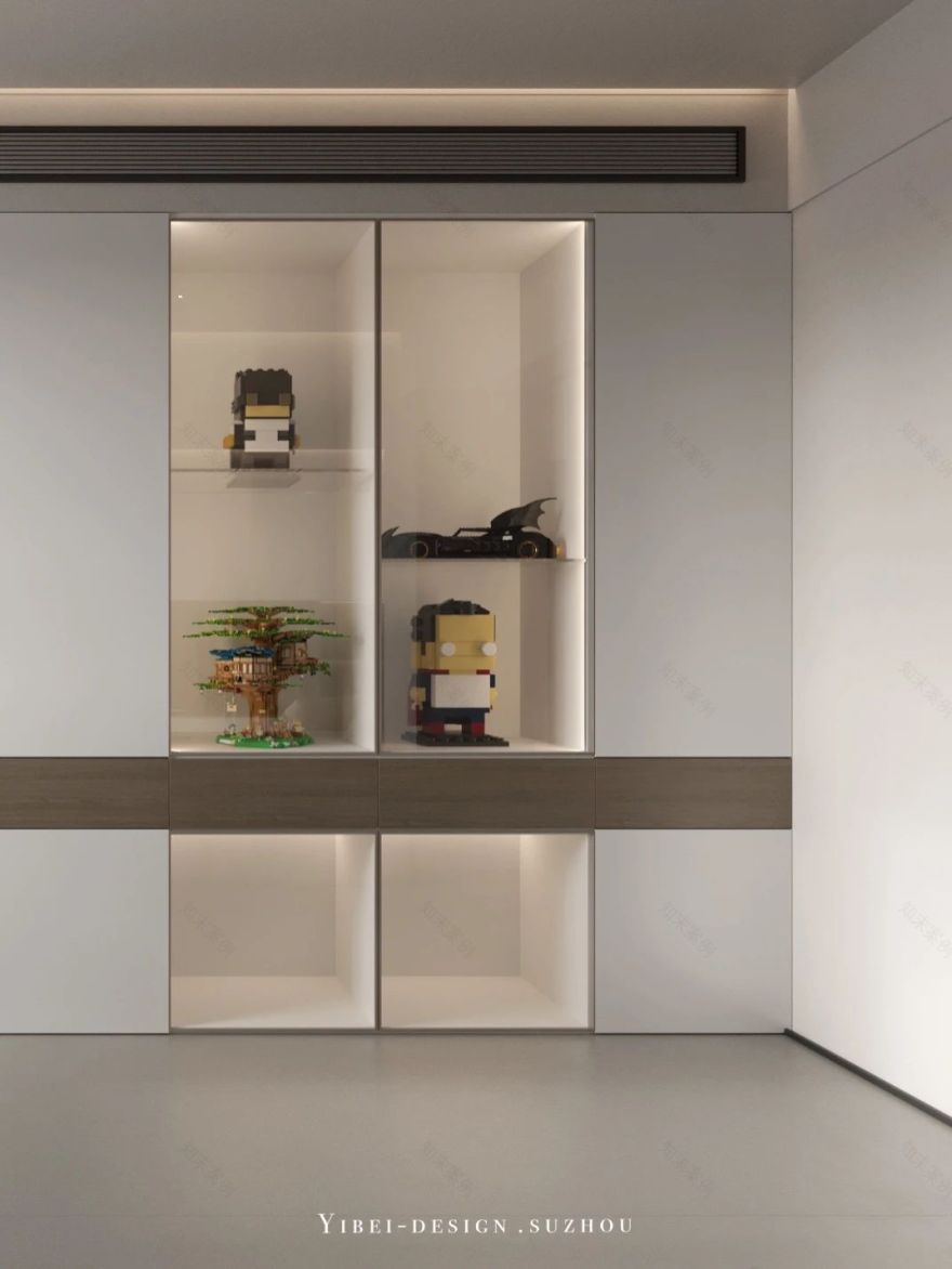 现代极简平层设计丨中国苏州丨YIBEI DESIGN-24