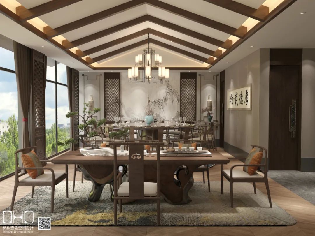 阳陂湖生态湿地景区餐厅 | 新中式风格的演绎-27