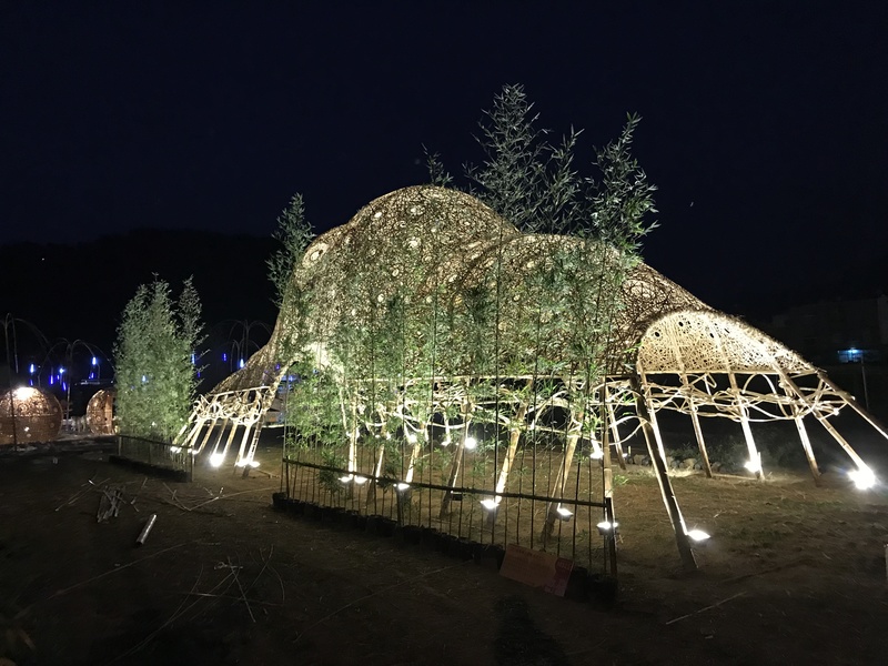 集集大山竹編地景裝置藝術——融入自然的地標新風貌-9