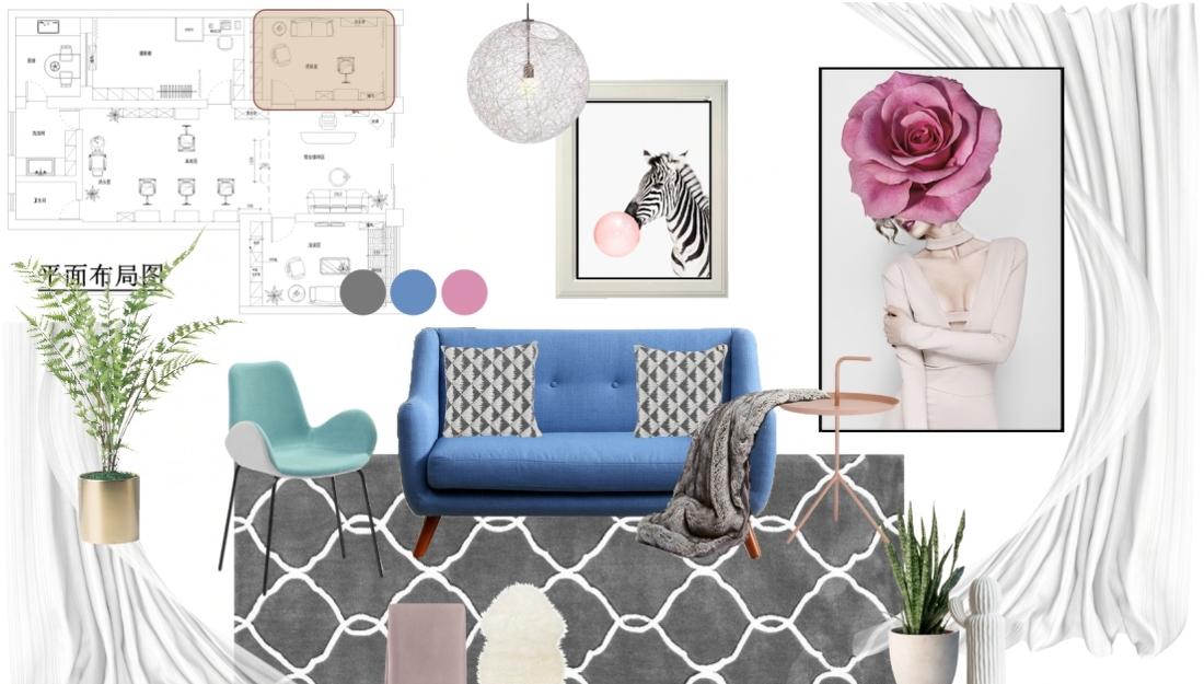 
小型婚礼设计工作室软装方案 -8