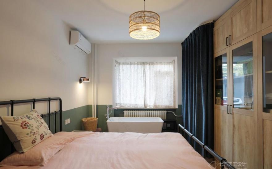 郑昊鸿打造老房翻新示范,粉蓝配色让空间焕新春-41