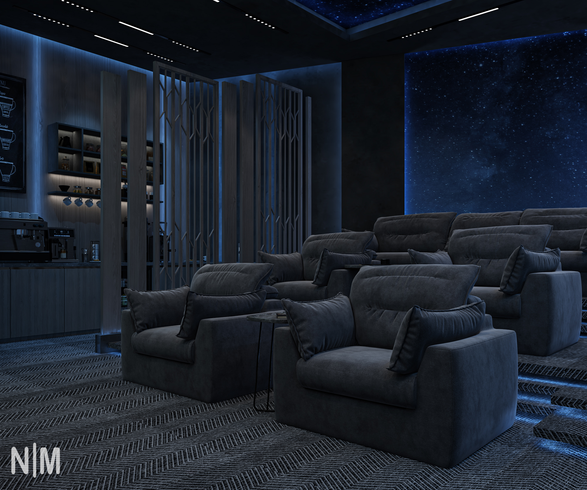 现代电影院房间设计丨沙特阿拉伯-6