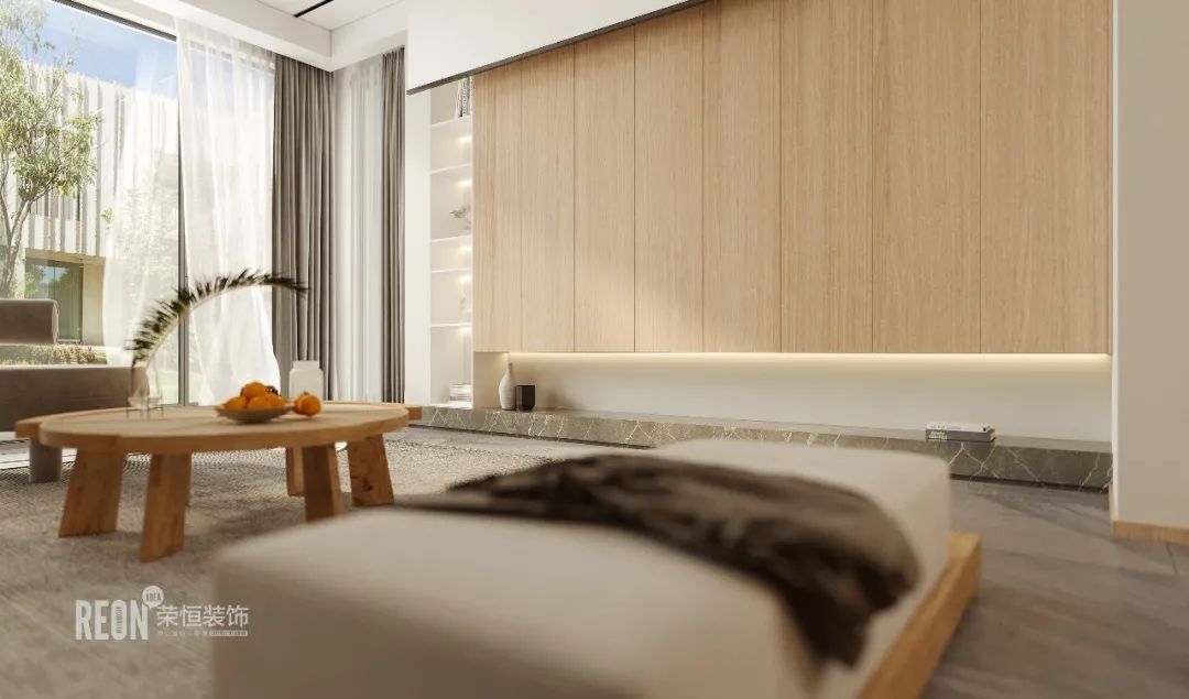 新黄浦花园名都四象府日式原木风设计丨中国黄浦丨三壹设-18