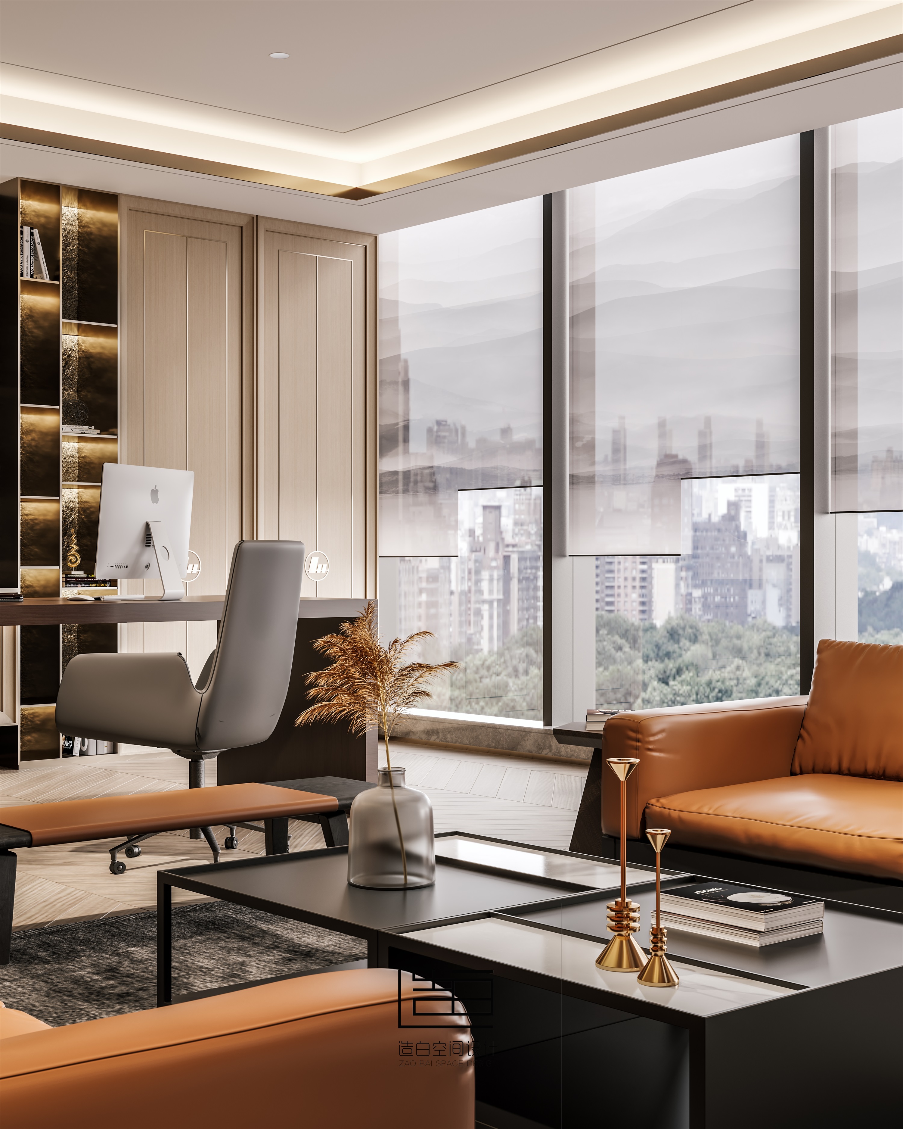 招商办公设计表现丨中国温州丨四川成都造白空间设计有限公司,四川欣闻装饰工程有限公司-18