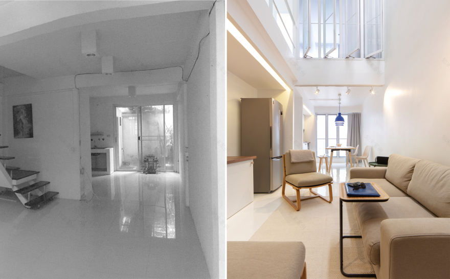 曼谷 80 年代联排别墅翻新 打造开放式高隐私家居-44