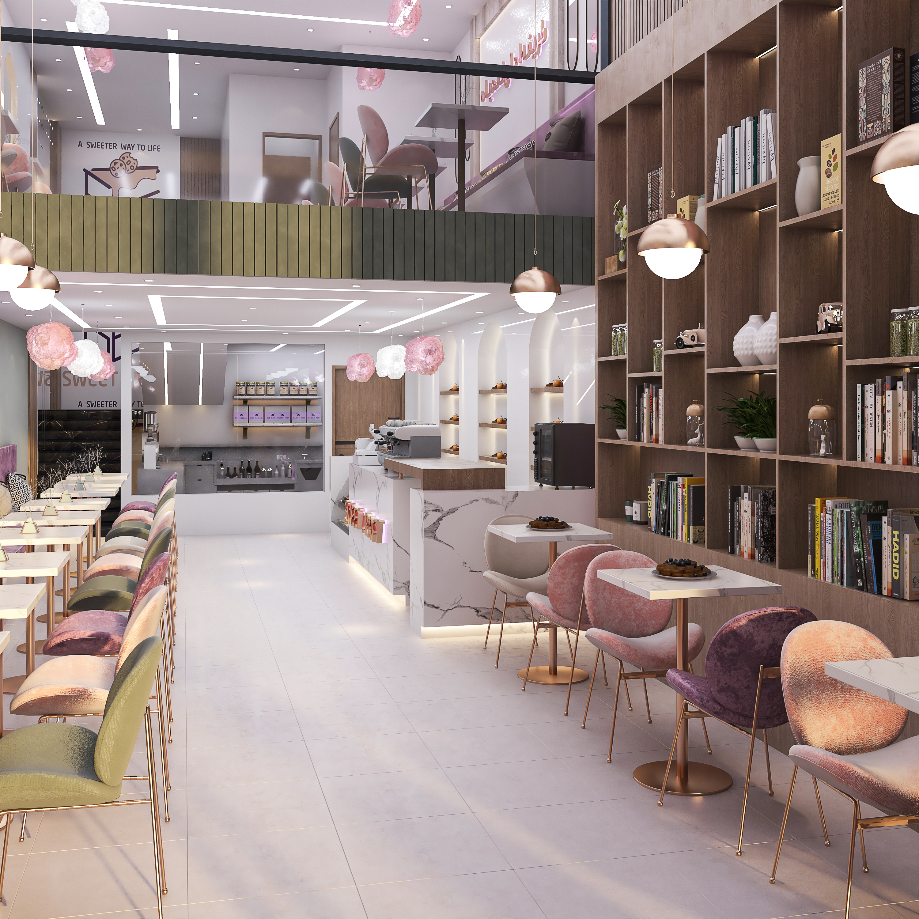 Design a cafe in Saudi Arabia-0