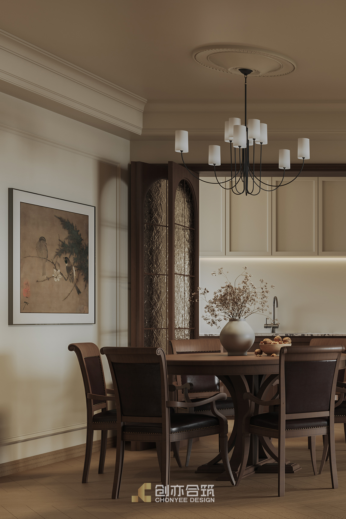 创亦合筑CHONYEE DESIGN｜长沙·长房有山 中古美式-5