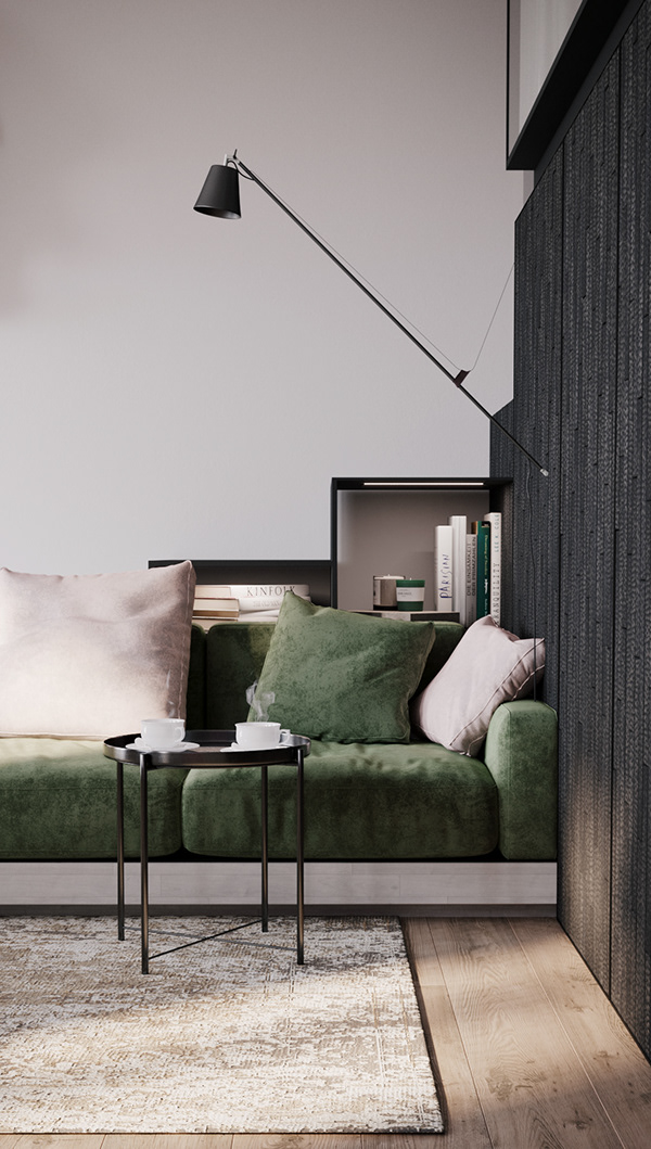 砖墙+原木，有序沉稳的生活基调-1