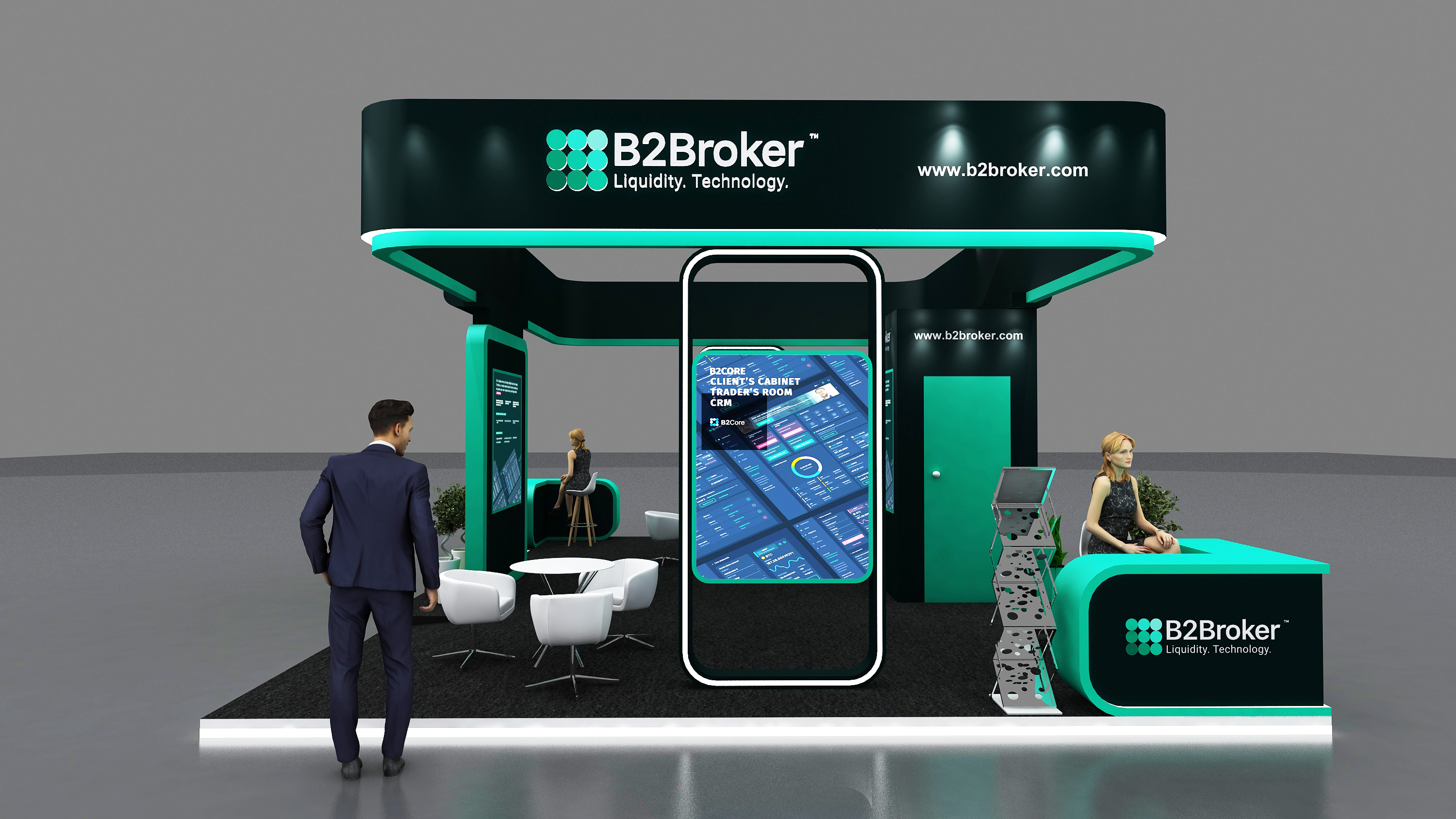 B2 BROKER 8X6STALL DESIGN IN DUBAI-4