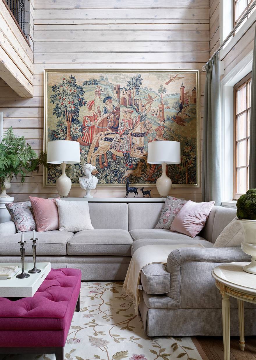 莫斯科郊区300㎡住宅室内更新项目丨俄罗斯莫斯科丨叶莲娜·恰布罗娃(Елена Чаброва)-8