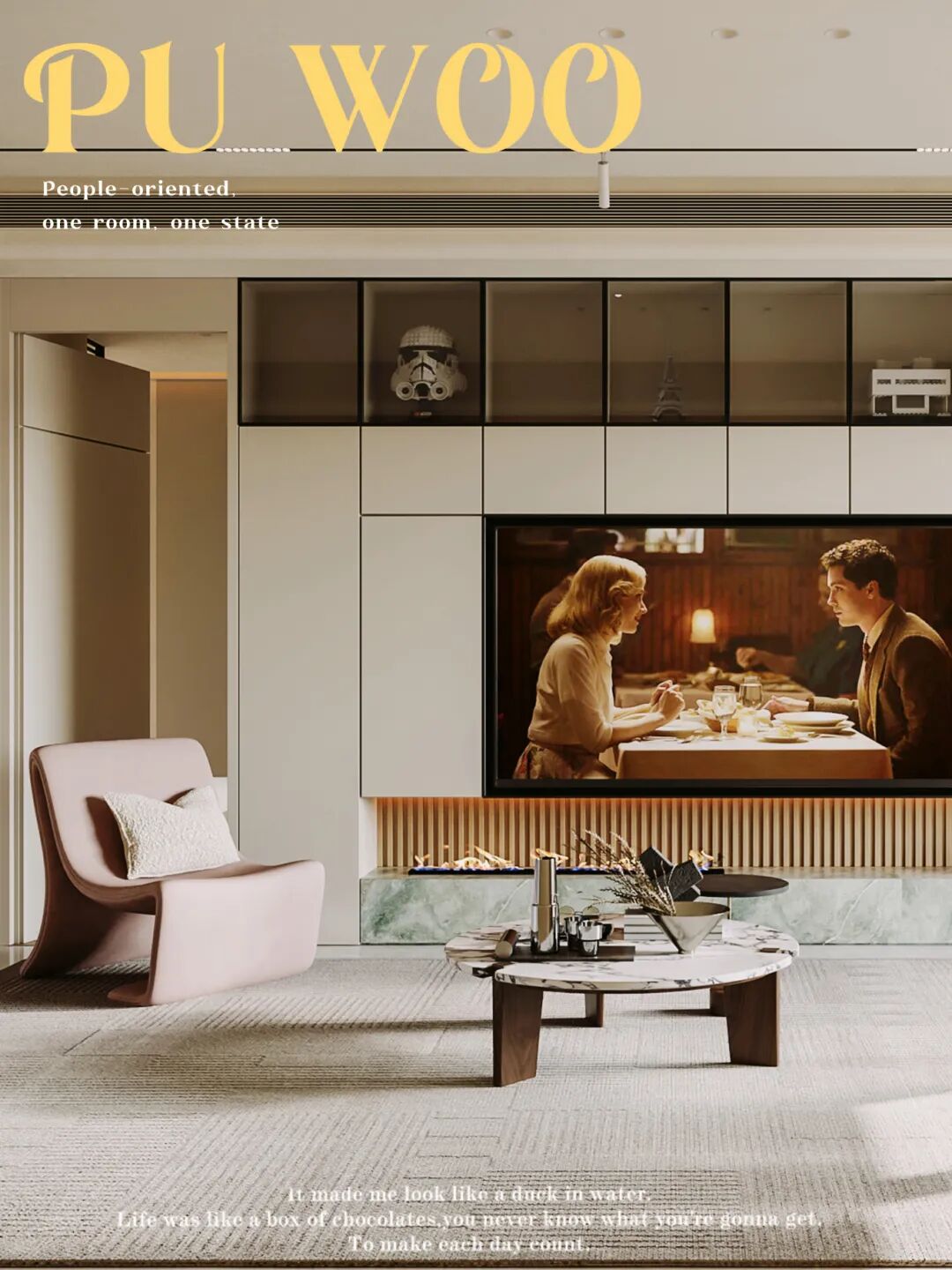 P.W.璞物设计新作|苏河湾壹号品意式轻奢-1