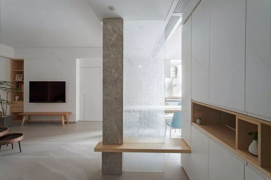 广州 59㎡极简老房改造,设计师胡哲爆改出 ins 网红之家-105