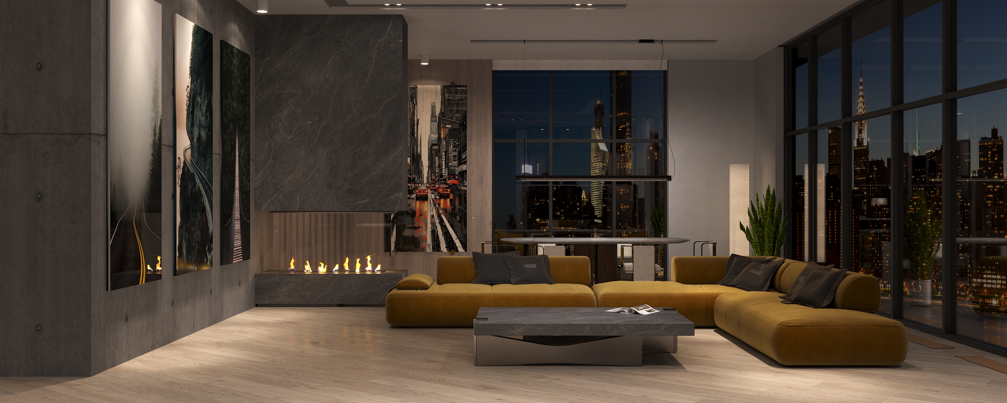 Contemporarie style apartments可视化项目丨tetiana_visual_3d-19