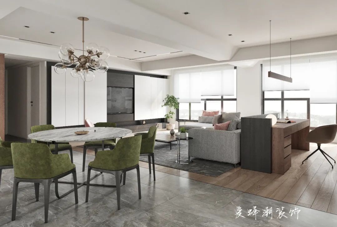 万科翡翠心湖丨爱蜂潮装饰-61