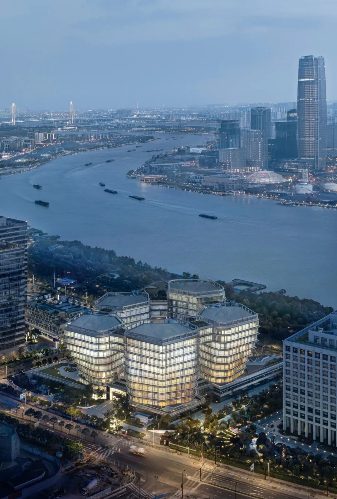 杉杉集团上海后滩新总部(“莲花楼”)丨中国上海丨筑境设计-0