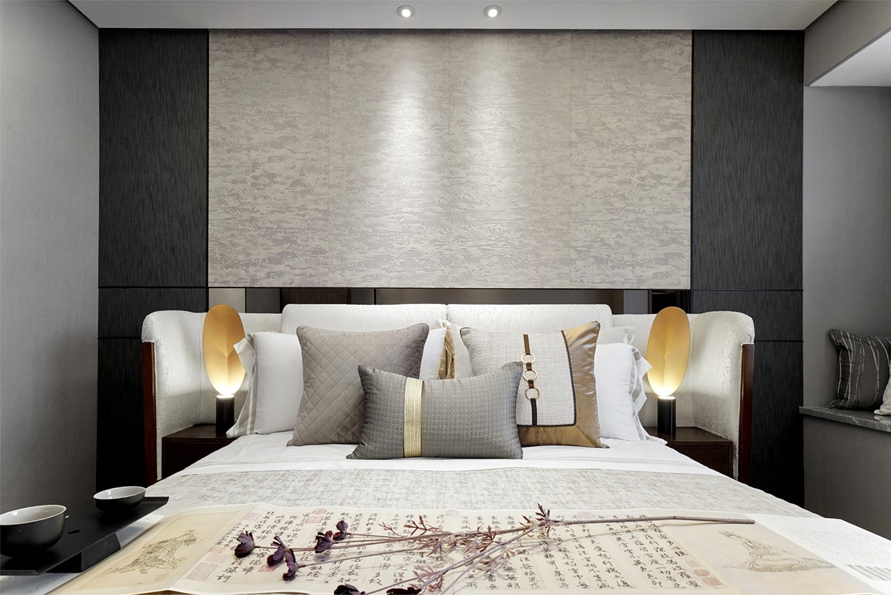 建正紫阙 | 禅意中式样板间设计-34