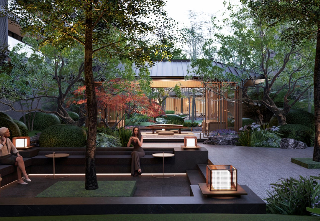 商丘中冠宸院大区景观SU模型-0