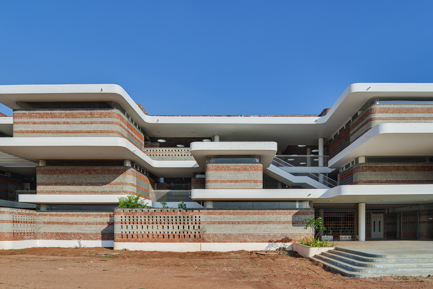 印度乡村校园新地标 | 融入本土元素的低成本绿色设计-51